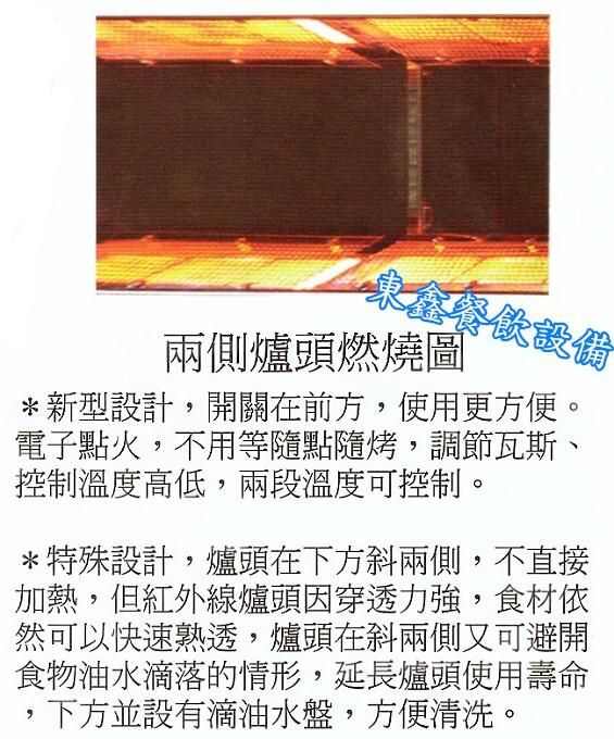 無煙側火式烤爐